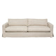 Savannah Slip-cover Sofa In Sand Natural Linen