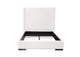SEATTLEWHQUBED Seattle Queen Bed With Vintage Wing In White Linen