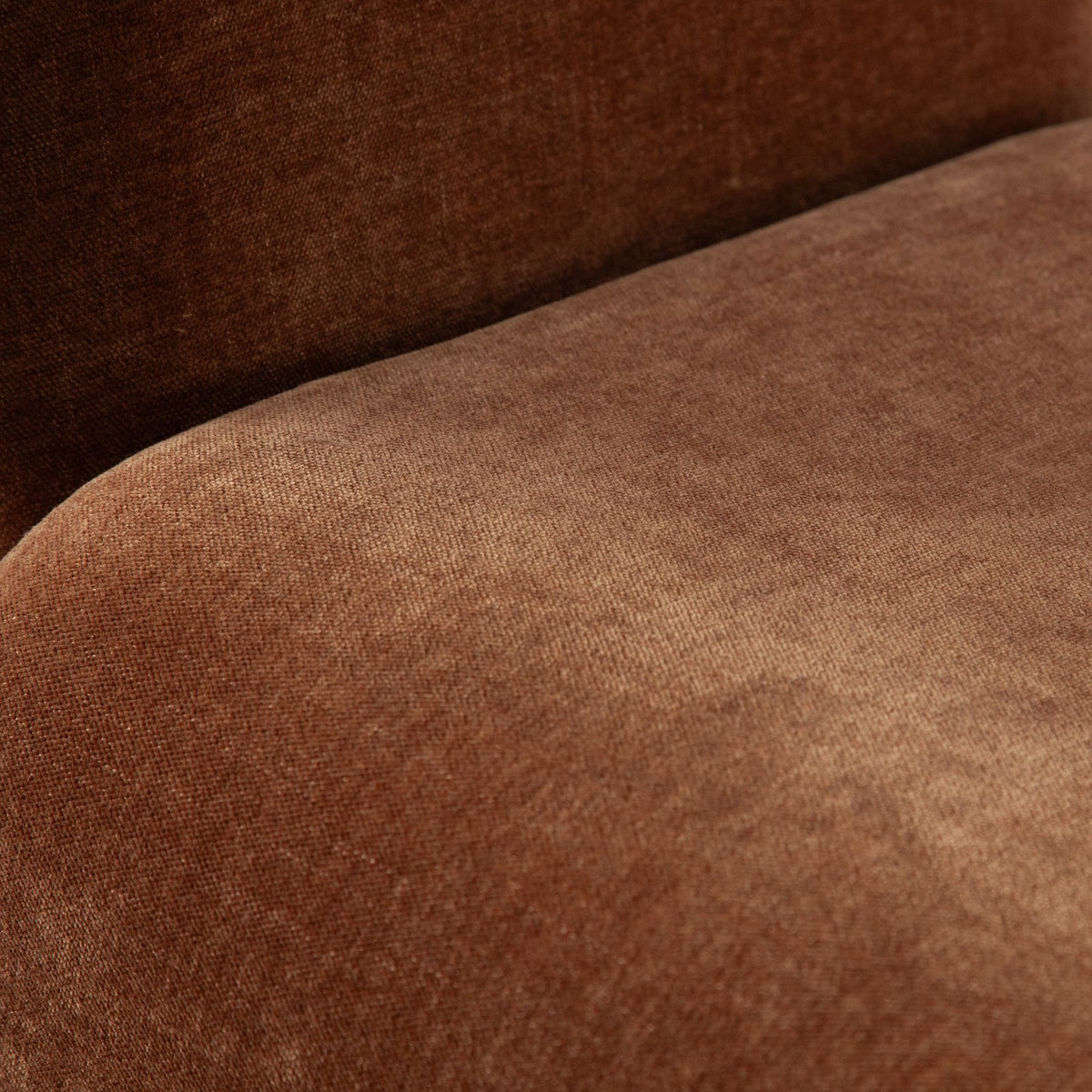 Sona Dining Chair in Amber (Burnt Orange) Fabric