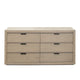 Sonoma 6-Drawer Wood Dresser