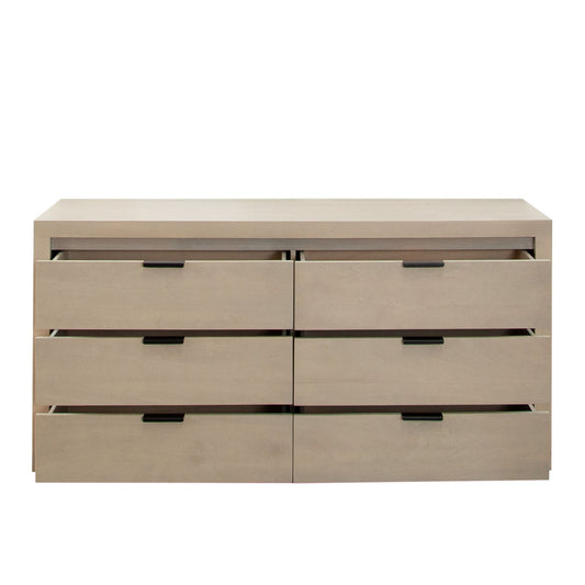 Sonoma 6-Drawer Wood Dresser