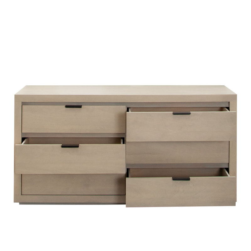Sonoma 6-Drawer Wood Dresser