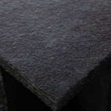 Spectre Black Slat Stone Accent Table