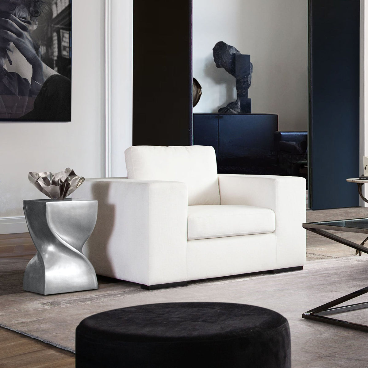Spire Square Accent Table