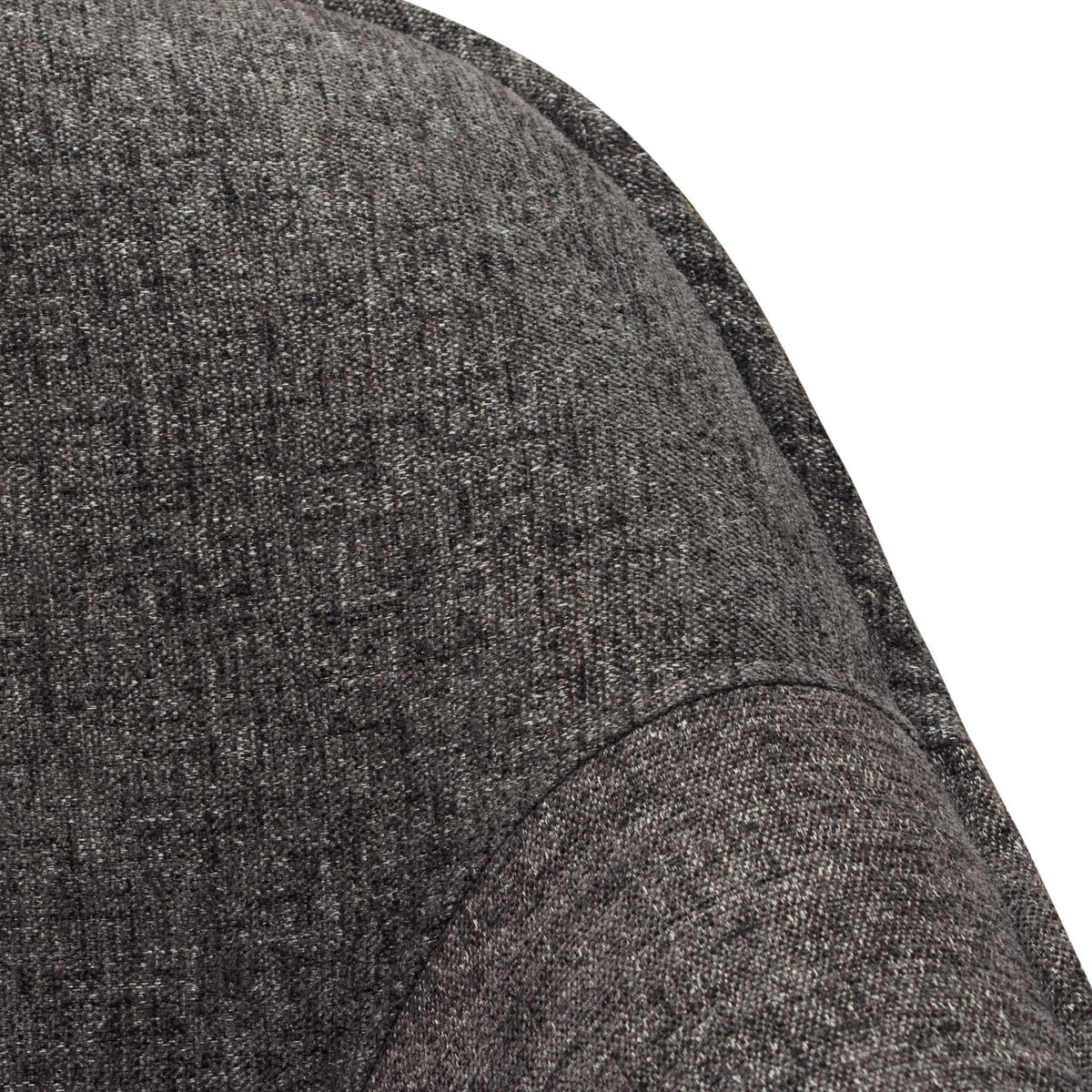 Status Accent Chair in Grey Fabric with Metal Leg