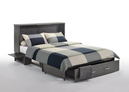 Sagebrush Murphy Cabinet Bed Stonewash finish
