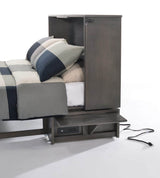 Sagebrush Murphy Cabinet Bed Stonewash finish