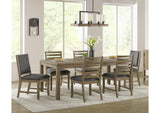 ED-D18620TB Sunset Trading Saunders Extendable Dining Table | Brown Acacia Wood | Seats 6, 8