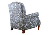 SU-1090-86-4841-97 Sunset Trading Seascape Recliner | Manual Reclining Chair | Includes Two Matching Pillows