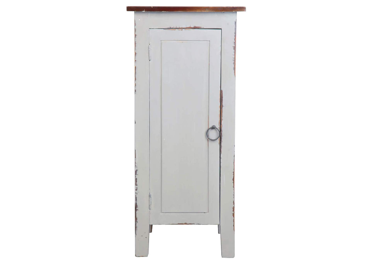 CC-TAB1032LD-AGOJ Sunset Trading Cottage 1 Door Accent Cabinet | Antique Gray