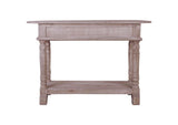 CC-TAB2287S-LW Sunset Trading Cottage Console Table | Natural Limewash