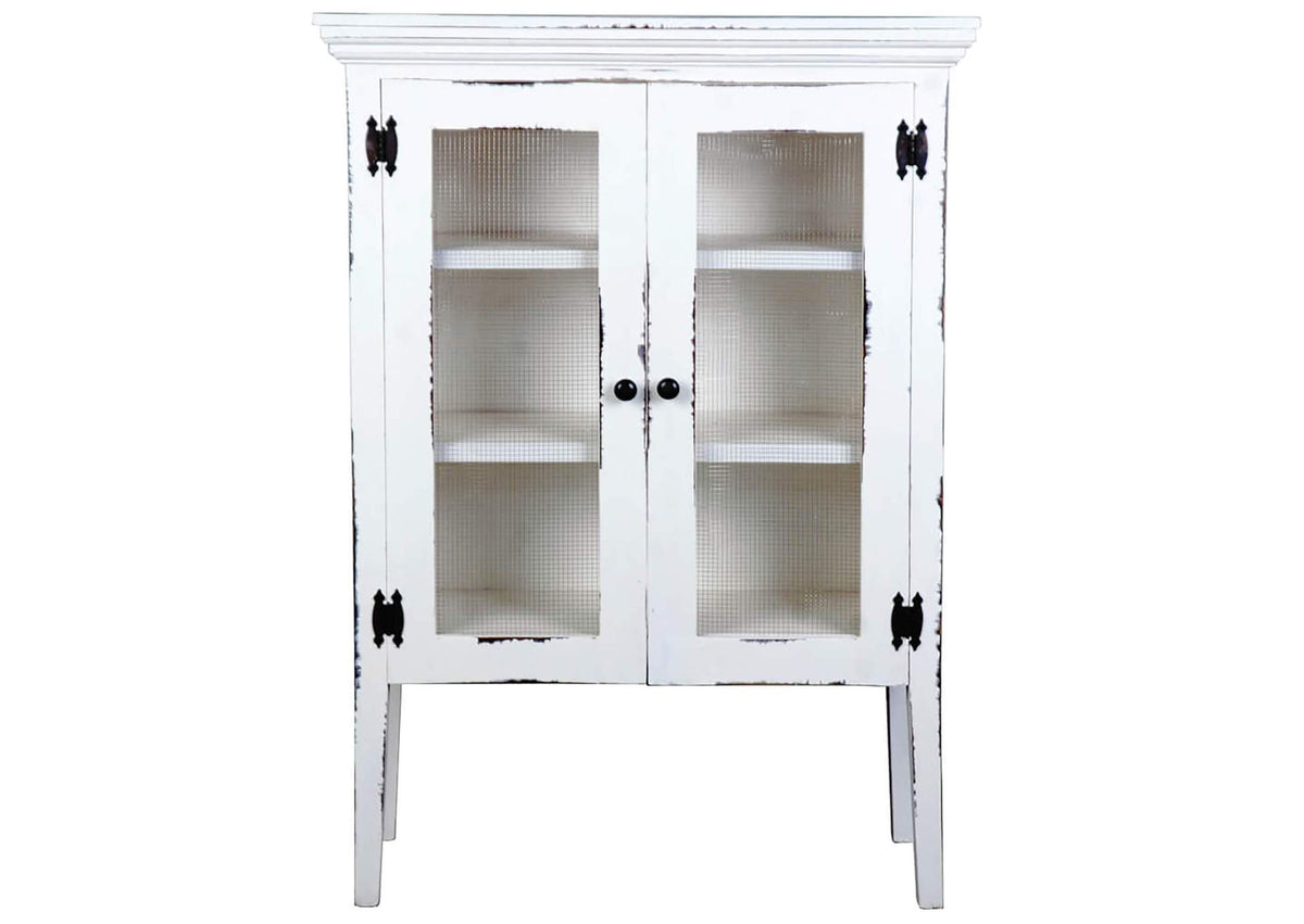 CC-CAB1282LD-WW Sunset Trading Cottage 2 Door Accent Cabinet