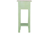 CC-TAB1792TLD-BHLW Sunset Trading Cottage Narrow Side Table | Distressed | Bahama | Limewash