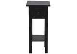 CC-TAB1792LD-AB Sunset Trading Cottage Narrow Side Table | Distressed | Antique Black