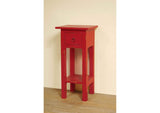 CC-TAB1792LD-AR Sunset Trading Cottage Narrow Side Table | Distressed | Antique Red
