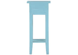 CC-TAB1792LD-BB Sunset Trading Cottage Narrow Side Table | Beach Blue