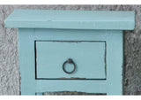 CC-TAB1792LD-BB Sunset Trading Cottage Narrow Side Table | Beach Blue
