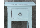 CC-TAB1792LD-SB Sunset Trading Cottage Narrow Side Table | Sky Blue
