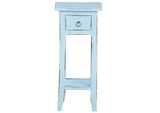 CC-TAB1792LD-SB Sunset Trading Cottage Narrow Side Table | Sky Blue