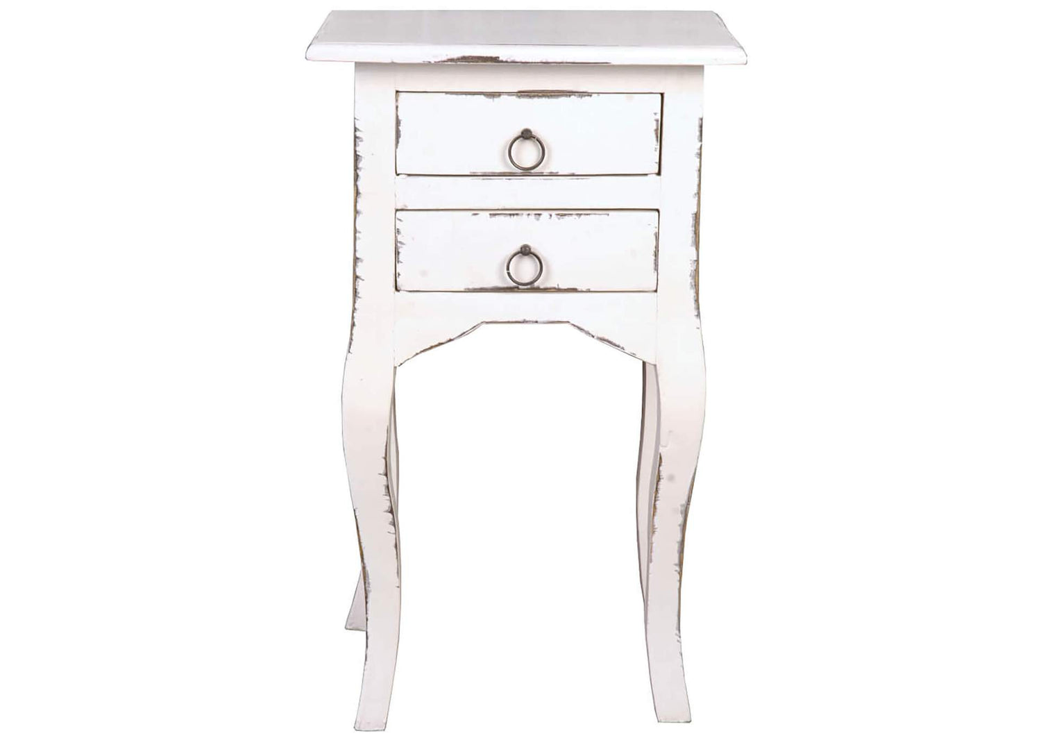 CC-TAB1793LD-AW Sunset Trading Cottage Table | Distressed White