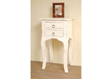 CC-TAB1793LD-AW Sunset Trading Cottage Table | Distressed White