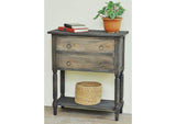 CC-TAB014TT-BWRW Sunset Trading Cottage Stacked Drawer Storage Table
