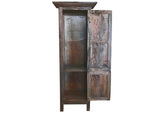 CC-CAB1227S-RW Sunset Trading Cottage Tall 2 Door Storage Cabinet