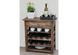 CC-RAK030S-RW Sunset Trading Cottage Wine Server with Drawer