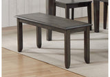 DLU-EL-BN42 Sunset Trading Shades of Gray 42" Dining Bench