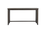 DLU-EL6518 Sunset Trading Shades of Gray Small Pub Table | Sofa Console |Small Rectangular