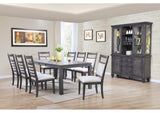 DLU-EL-9282 Sunset Trading Shades of Gray Extendable Dining Table
