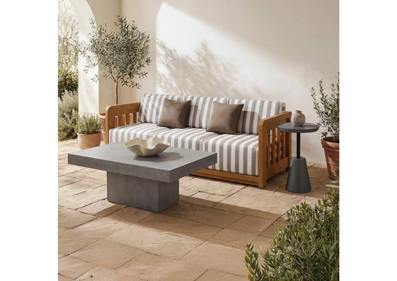 TA-1001-21 Adelaide Outdoor Sofa Brown Stripe