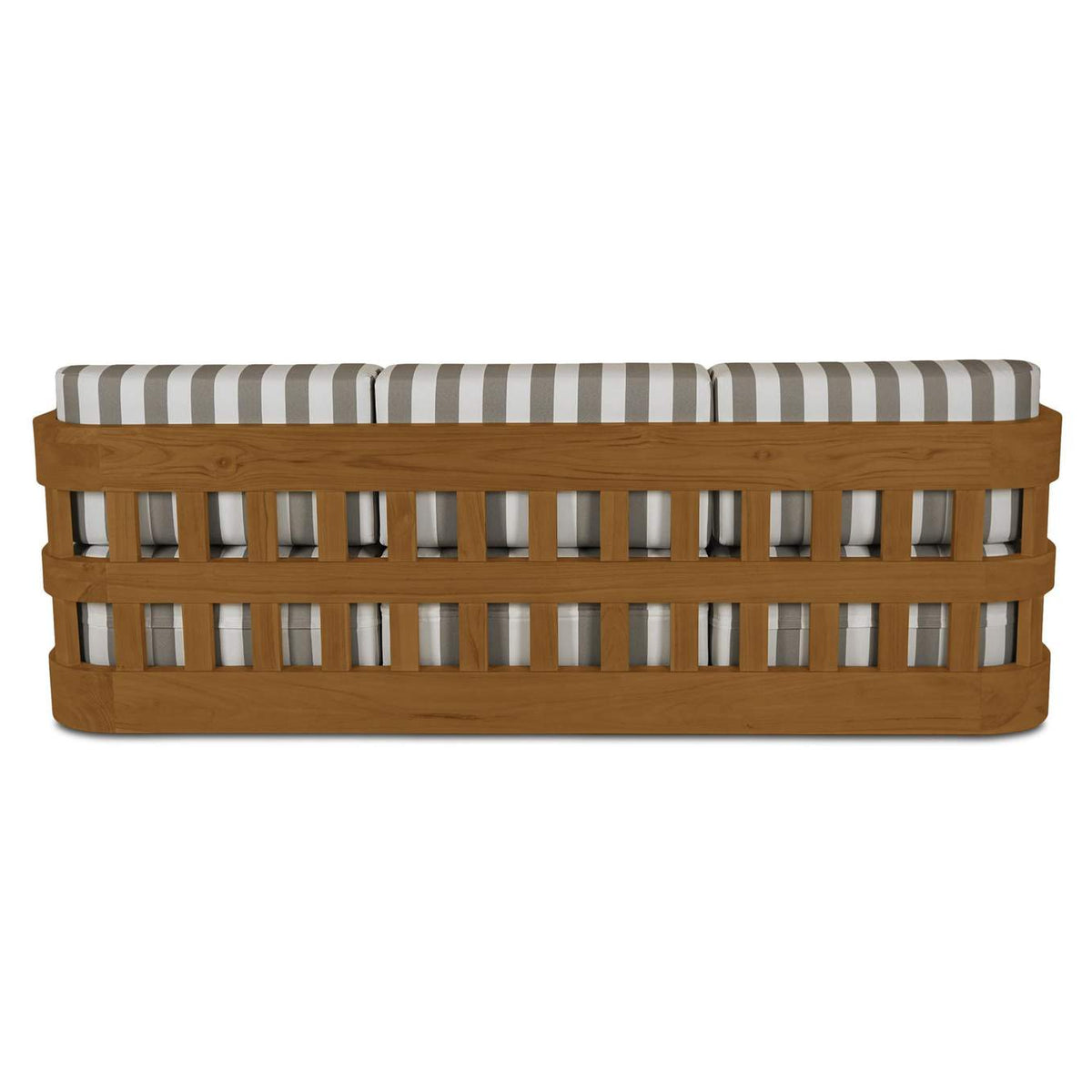 TA-1001-21 Adelaide Outdoor Sofa Brown Stripe