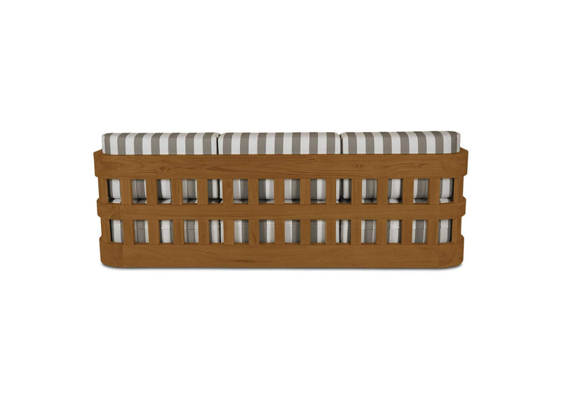 TA-1001-21 Adelaide Outdoor Sofa Brown Stripe