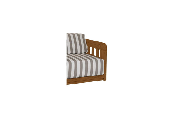 TA-1001-21 Adelaide Outdoor Sofa Brown Stripe