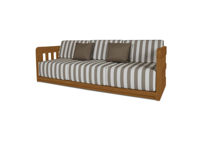 TA-1001-21 Adelaide Outdoor Sofa Brown Stripe