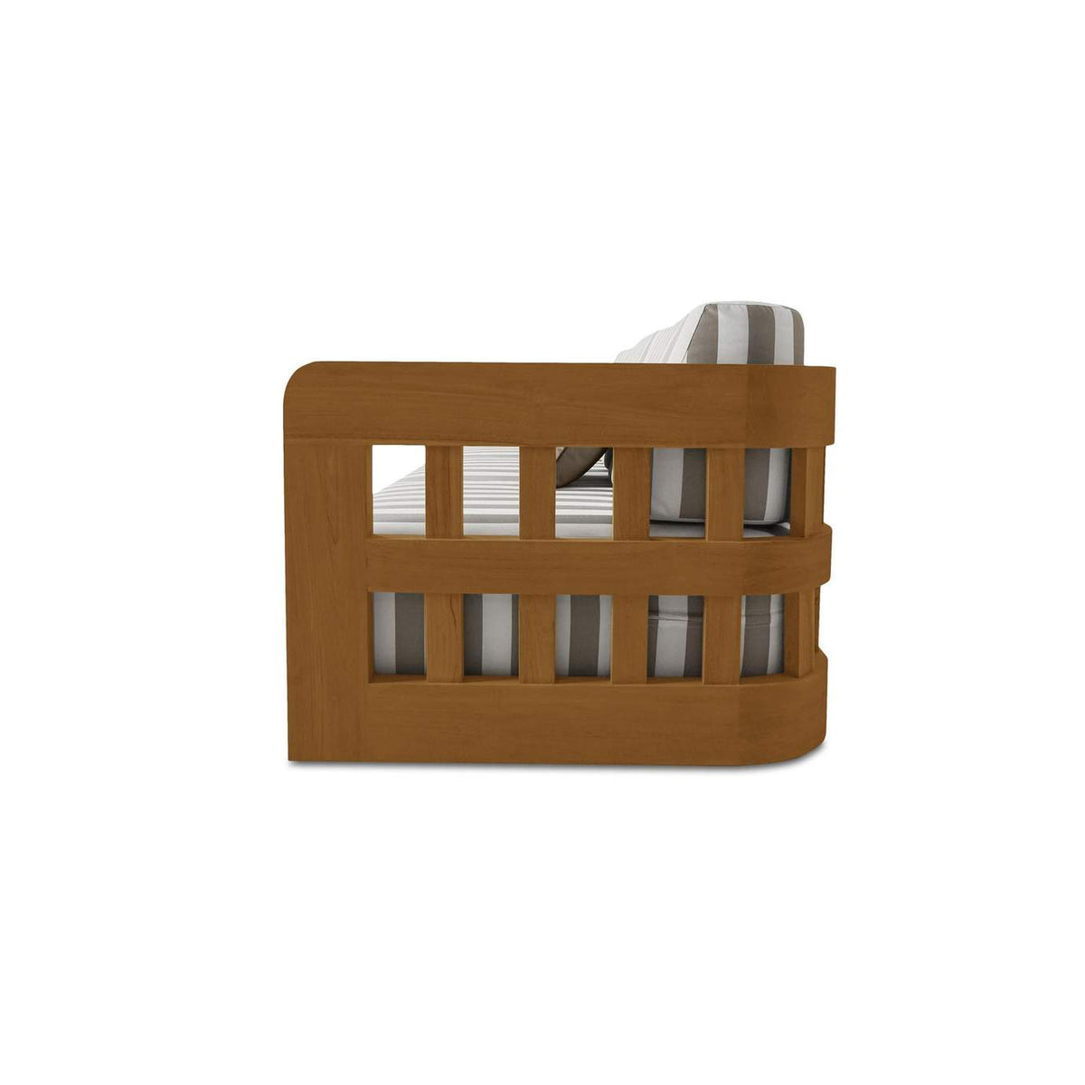 TA-1001-21 Adelaide Outdoor Sofa Brown Stripe