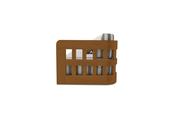TA-1001-21 Adelaide Outdoor Sofa Brown Stripe