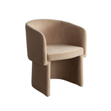 Tess Dining Chair in Camel Performance Velvet