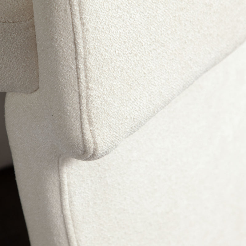 Tess Dining Chair in Elite Ivory Polyester Fabric