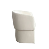 Tess Dining Chair in Elite Ivory Polyester Fabric
