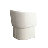 Tess Dining Chair in Elite Ivory Polyester Fabric