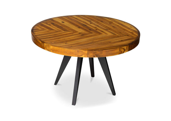 TL-1010-14 Parq Round Dining Table Amber