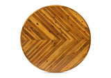 TL-1010-14 Parq Round Dining Table Amber