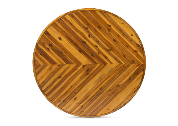 TL-1010-14 Parq Round Dining Table Amber