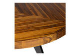 TL-1010-14 Parq Round Dining Table Amber