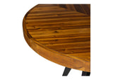 TL-1010-14 Parq Round Dining Table Amber