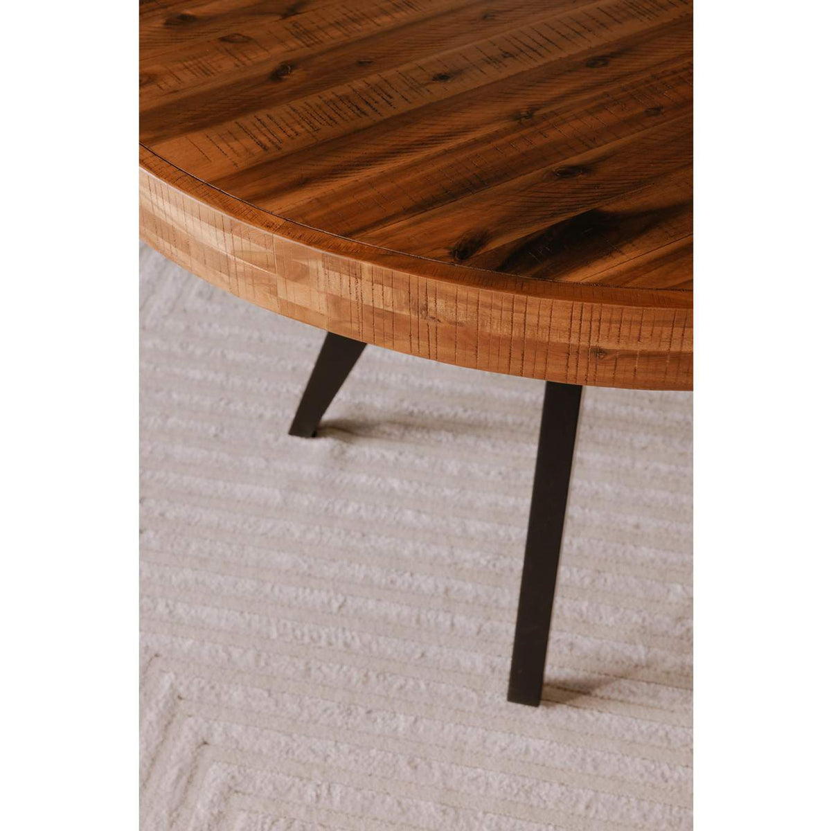TL-1010-14 Parq Round Dining Table Amber