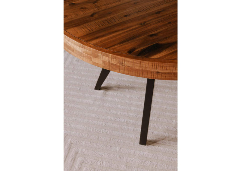 TL-1010-14 Parq Round Dining Table Amber