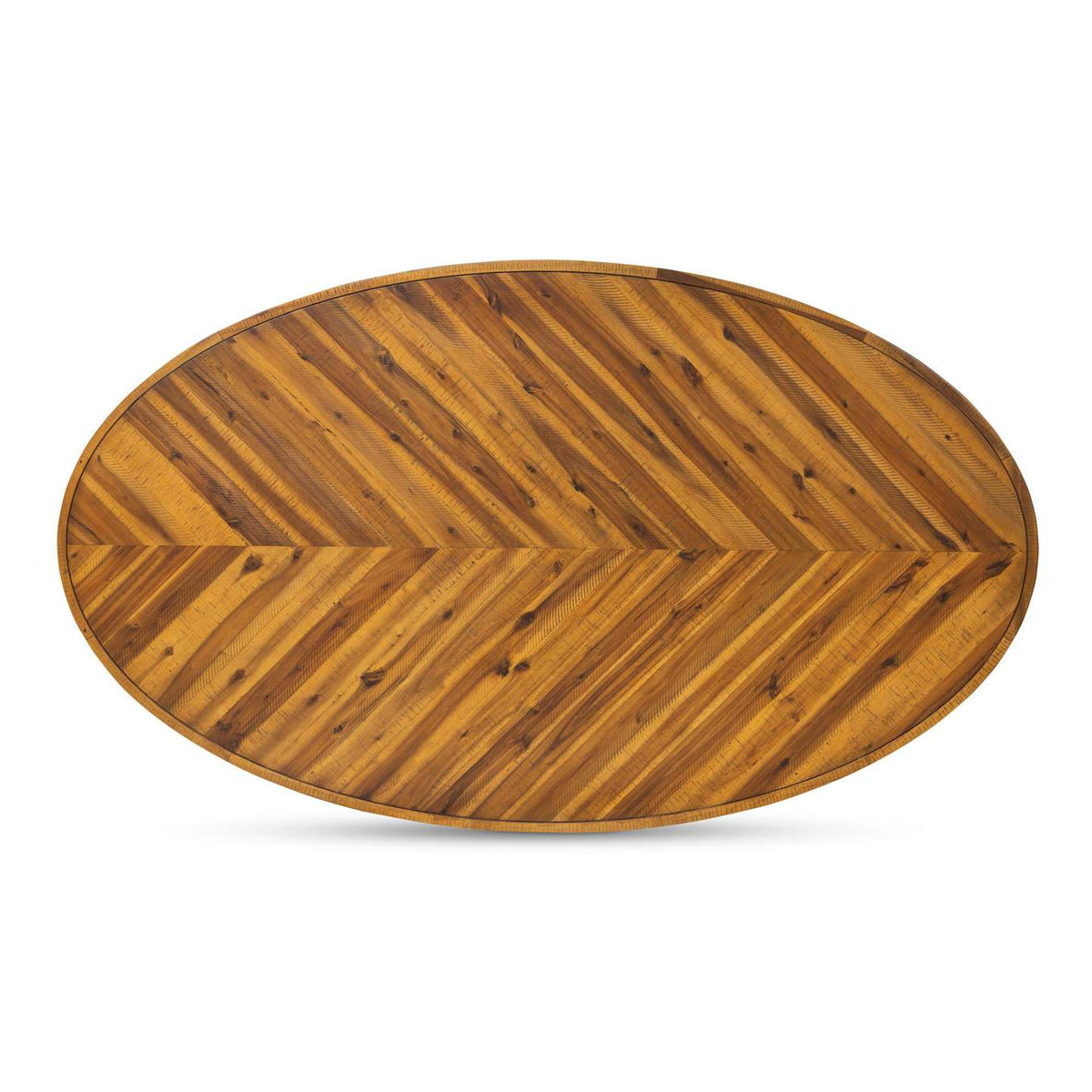 TL-1019-14 Parq Oval Dining Table Amber